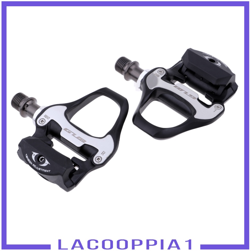 [LACOOPPIA1]Road Bike Self-Locking  RD2 Pedals Clipless Racing Bicycle Pedal with Cleats