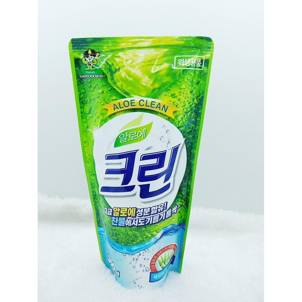 Nước rửa chén Hàn Quốc nha đam túi 800g