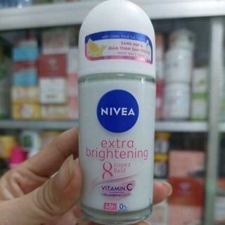  LĂN KHỬ MÙI NỮ NIVEA EXTRA BRIGHTENING 50ML GIÚP TRẮNG VÀ GIẢM THÂM VÙNG NÁCH HÀNG CHÍNH HÃNG 
