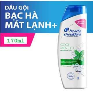 Dầu gội Head & Shoulder sạch gàu, bạc hà mát rượi 170g
