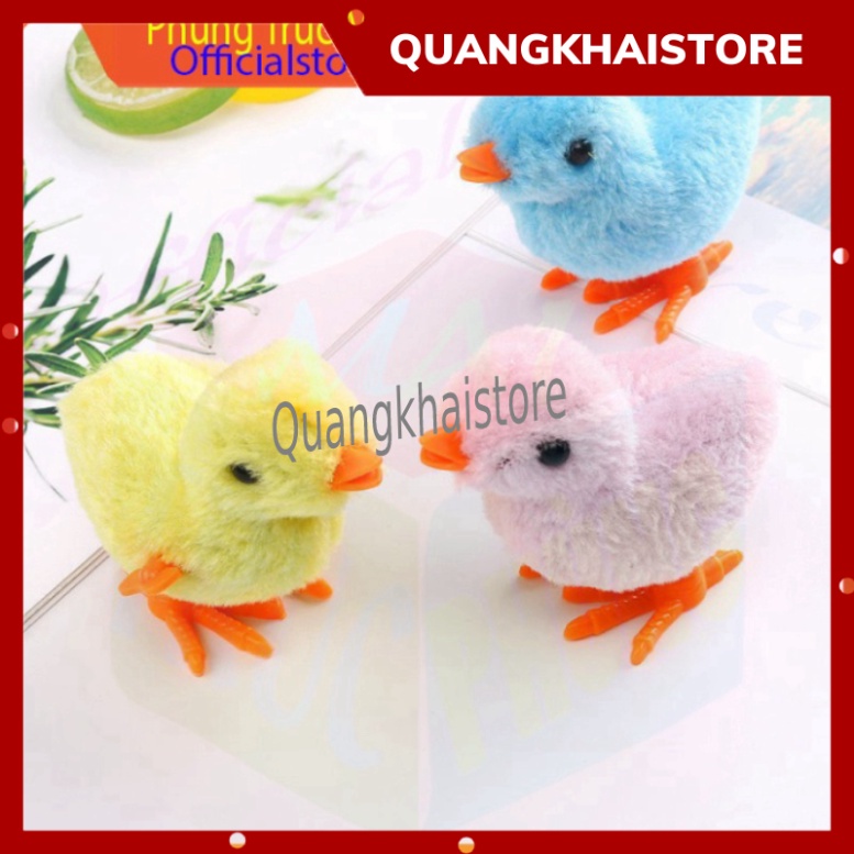 Gà con vặn cót biết chạy cho bé, Gà con chạy cót.