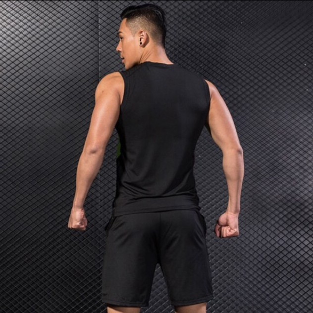 sét bộ tập gym nam phối sọc | BigBuy360 - bigbuy360.vn