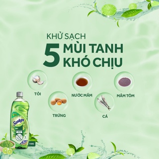 Nước rửa chén Sunlight Trà Nhật chai 750g (MSP 67208782)