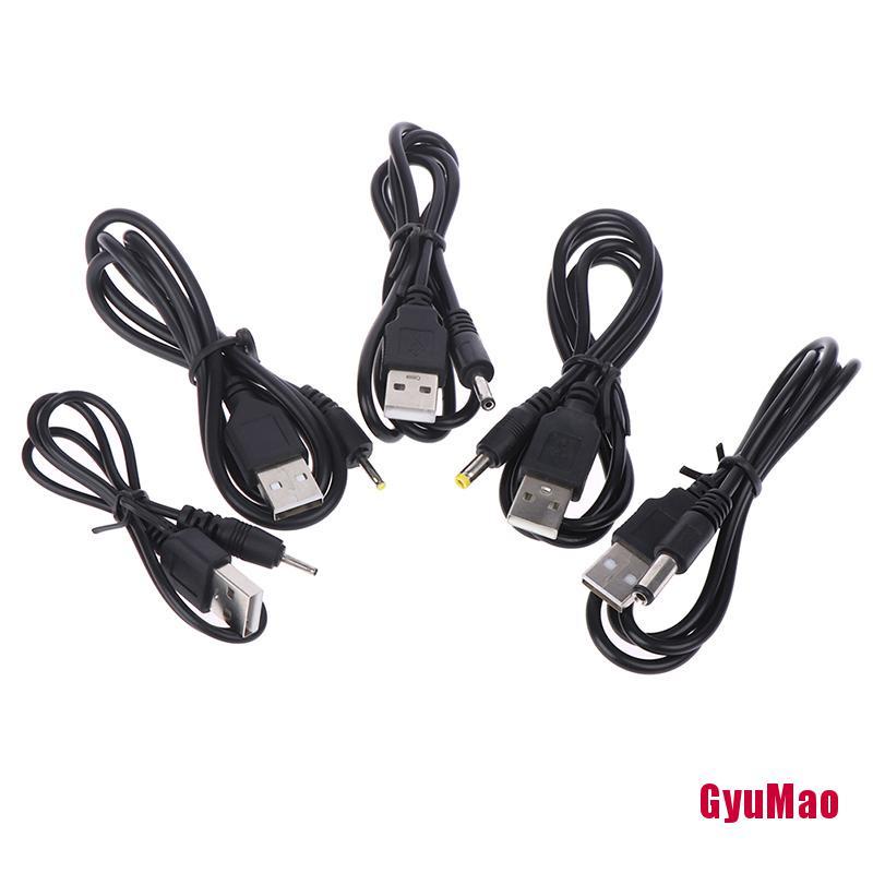 Dây Cáp Nguồn USB Sang DC 5.5mm*2.1/2.5*0.7/3.0*1.0/4.0.7/3.5*1.35 5V