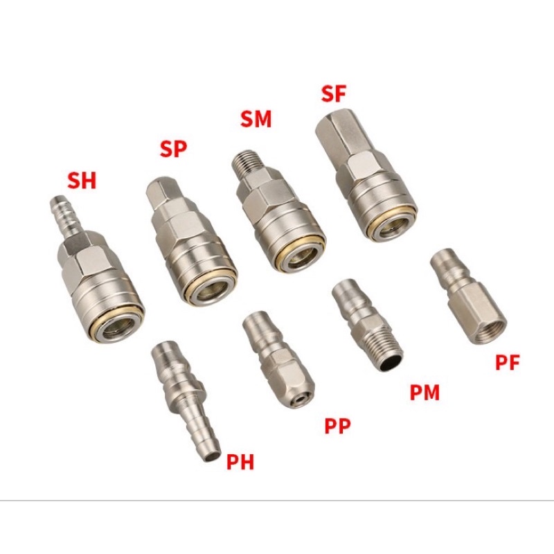 Bộ khớp nối nhanh dây hơi phi 8 hàng Nhật