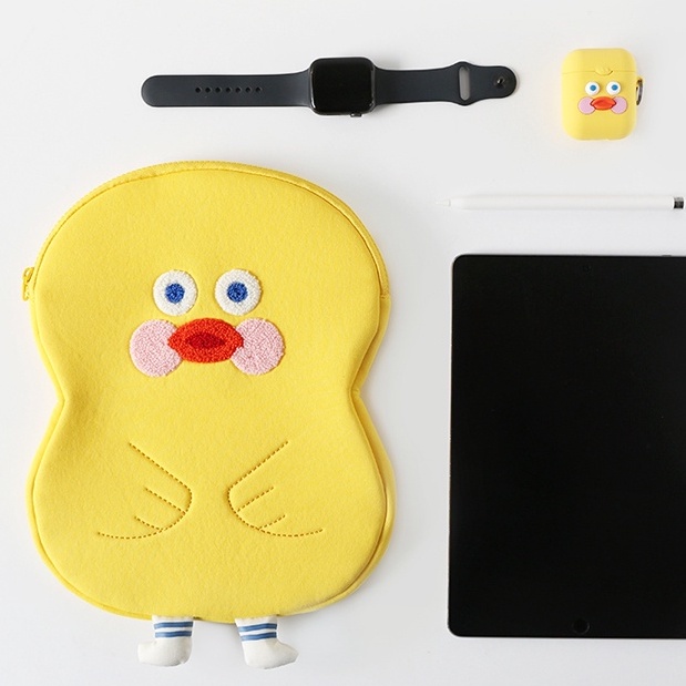 Túi đựng máy tính bảng ipad 11inch Duck Brunch Brother bằng vải phong cách Hàn Quốc chống sốc - FUNSHOP Cobi Home