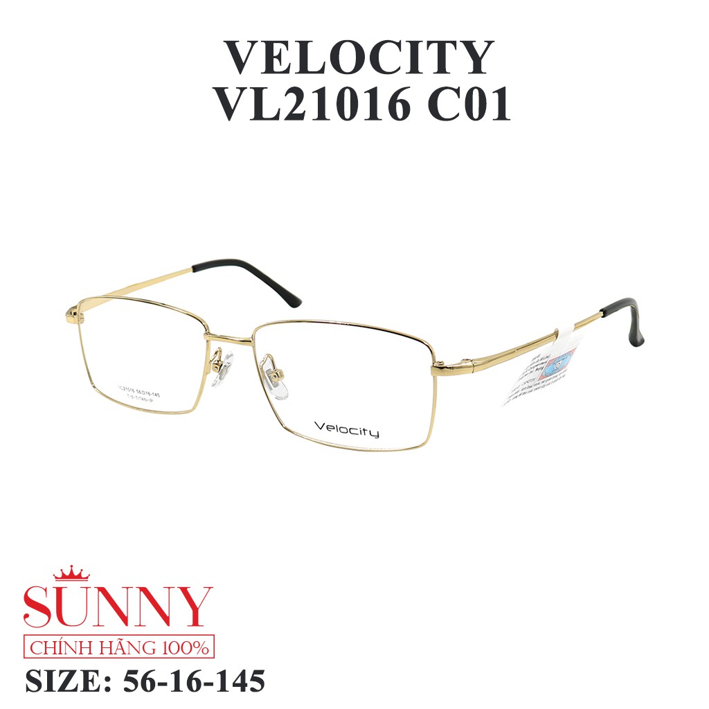 VL21016 - gọng kính kim loại Velocity chính hãng, bảo hành toàn quốc