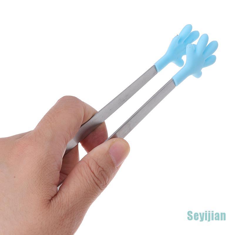 Kẹp Gắp Đá / Salad / Thực Phẩm Bằng Thép Không Gỉ Silicone Tiện Lợi Dành Cho Nhà Bếp