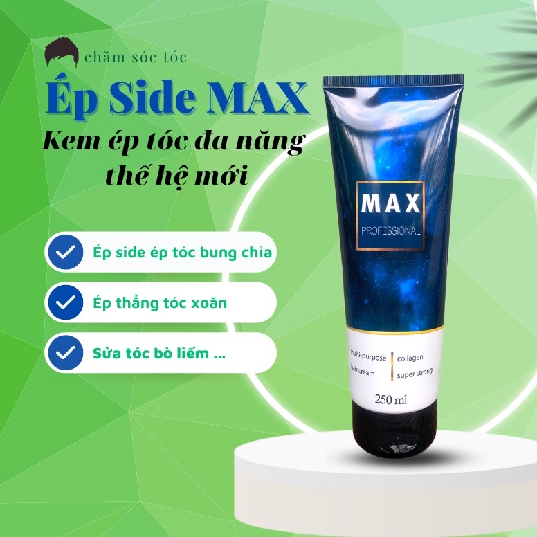 Thuốc Ép Side Cho Nam MAX Ép Tóc Bung Chỉa Ép Tóc Hàn Quốc