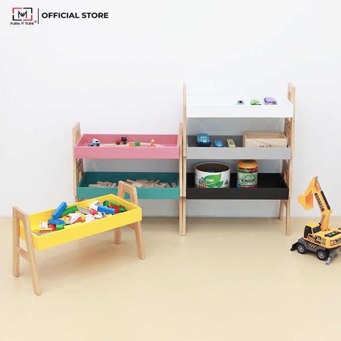 Kệ gỗ trang trí đa năng nhiều màu - A case - thương hiệu MW FURNITURE - Nội thất trang trí