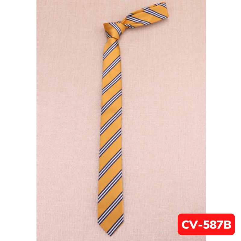 Cà vạt Nam bản nhỏ 5cm thời trang phong cách Hàn Quốc, Calavat sinh viên, Cavat chú rể, Cravat dự tiệc CV-587