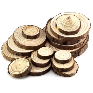 Miếng Gỗ Tròn Dùng Trang Trí Tiệc Cưới DIY