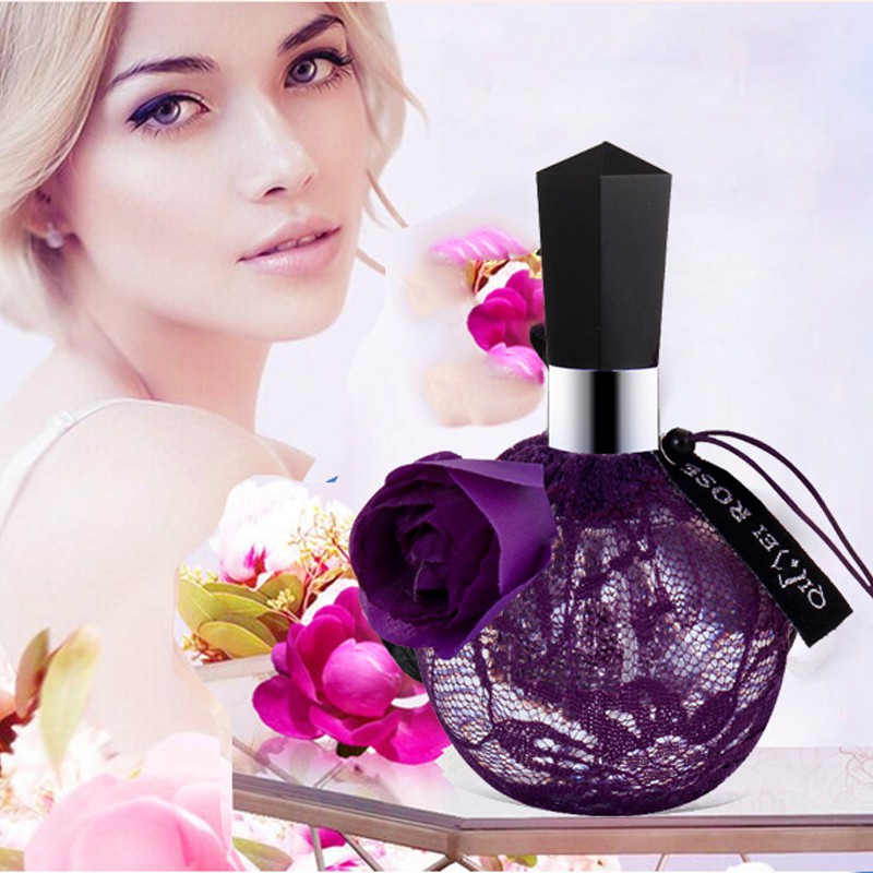 Nước hoa nữ thơm lâu Purple Rose hương hoa hồng, nước hoa nội địa trung