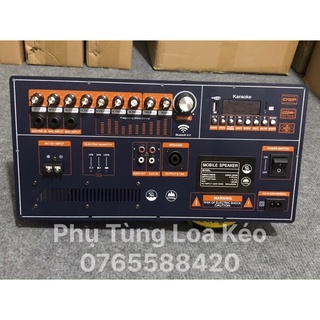 Mạch loa kéo yd-3255 echo reverb 520w đôi có quạt