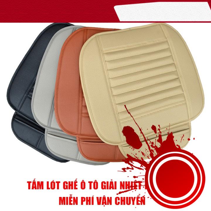 Tấm lót ghế ô tô, tấm lót ghế giải nhiệt ô tô mùa hè cao cấp bằng da sang trọng