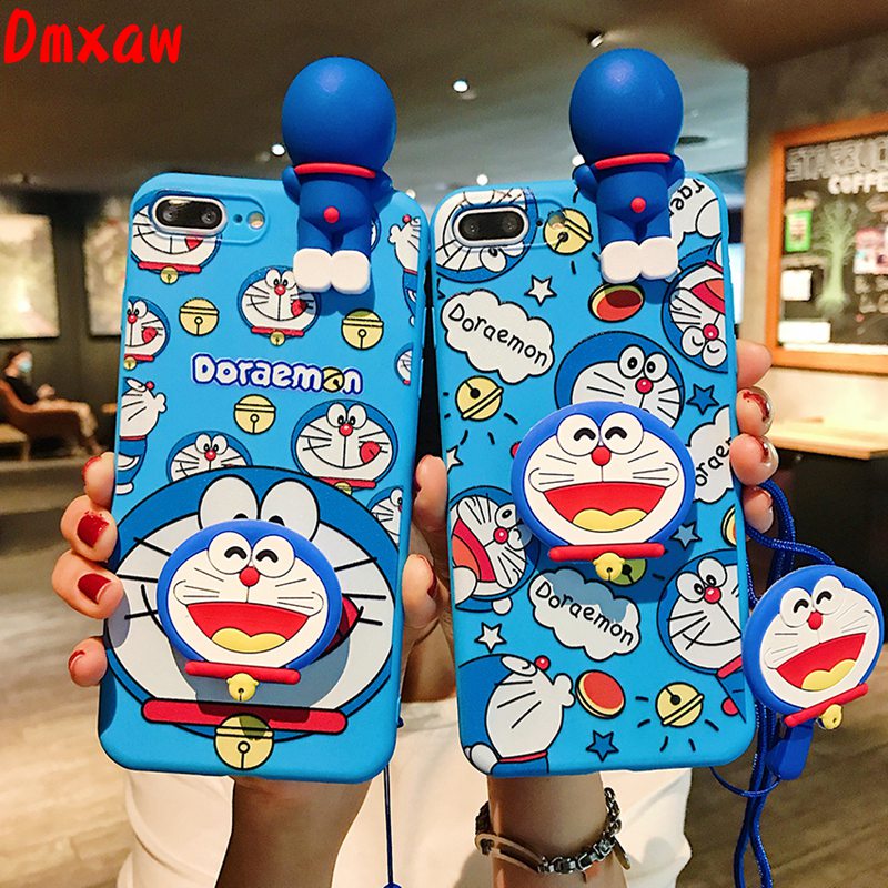 DORAEMON MINNIE ốp điện thoại Phong Cách Hoạt Hình Có Dây Đeo Xinh Xắn Cho Huawei Nova 5t 4 3i 3 4e 3e