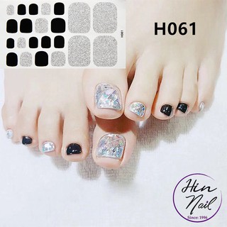 Miếng dán móng chân nail sticker 3D trang trí móng chân nghệ thuật