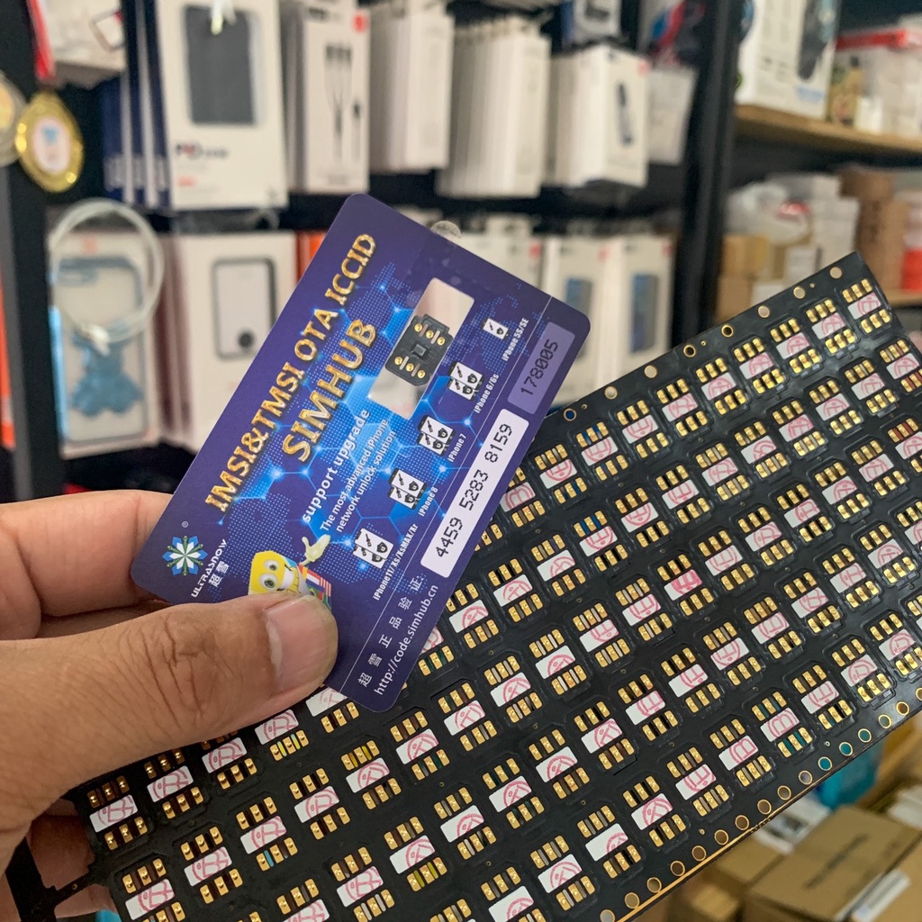 Sim ghép thần thánh Heicard pro v2, ghép cho nhà mạng Tracfone, AT&T, AU, GSM... cập nhật tháng 9/2022