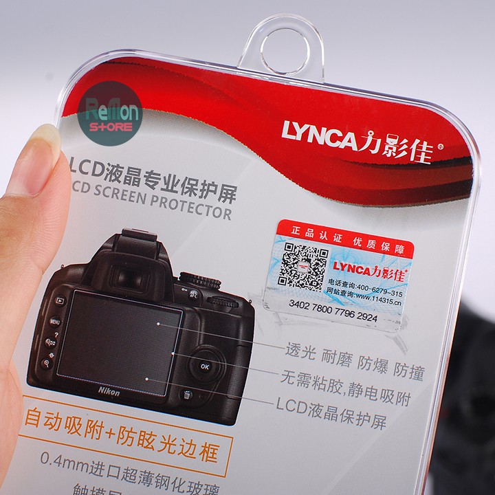 Canon Kính cường lực màn hình máy ảnh LYNCA tổng hợp các dòng Canon EOS DSLR Mirrorless 5D 5DII 5DIII 6D 70D (đủ size)