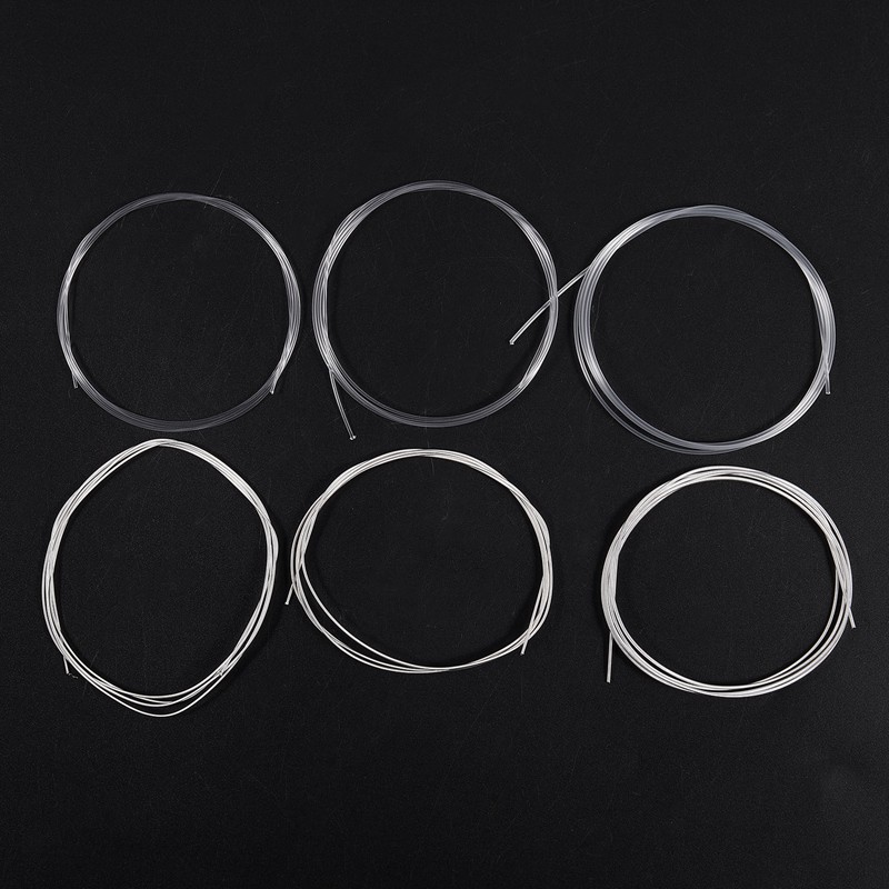 Bộ 6 dây nilon mạ bạc SC12 chuyên dụng cho đàn guitar acoustic