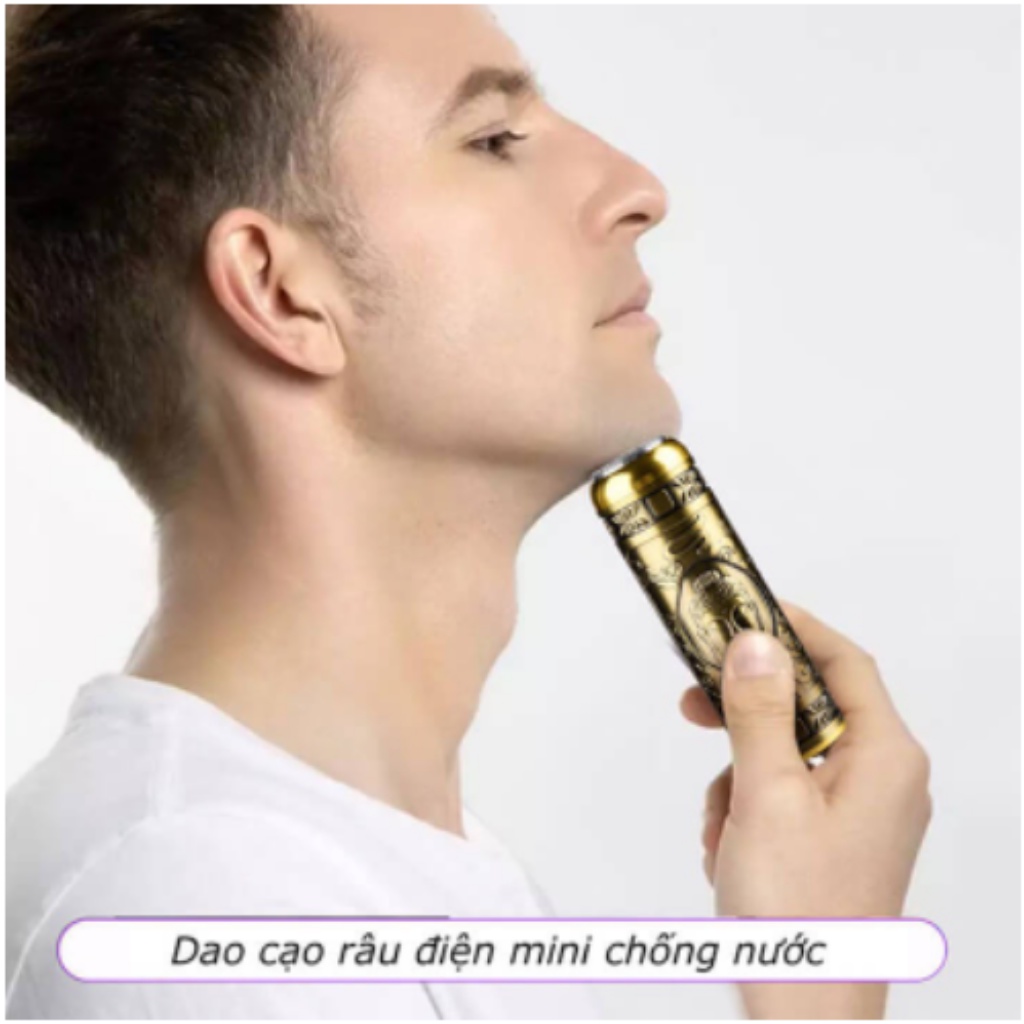 Máy cạo râu 2 lưỡi Poree PS187, Nhỏ Gọn, Tiện Lợi, Sang Trọng