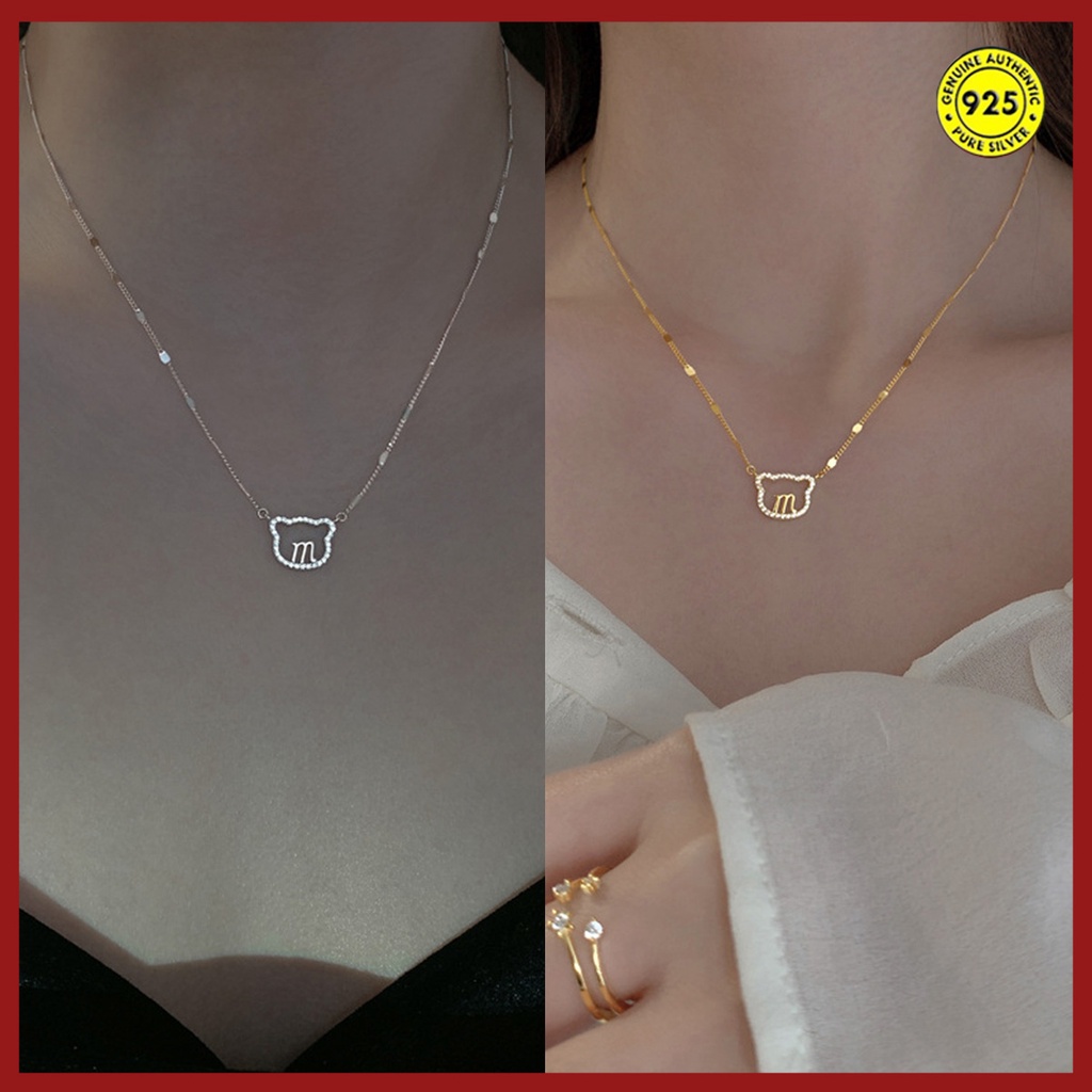 Vòng cổ Mặt Chữ M Mới Cho Nữ