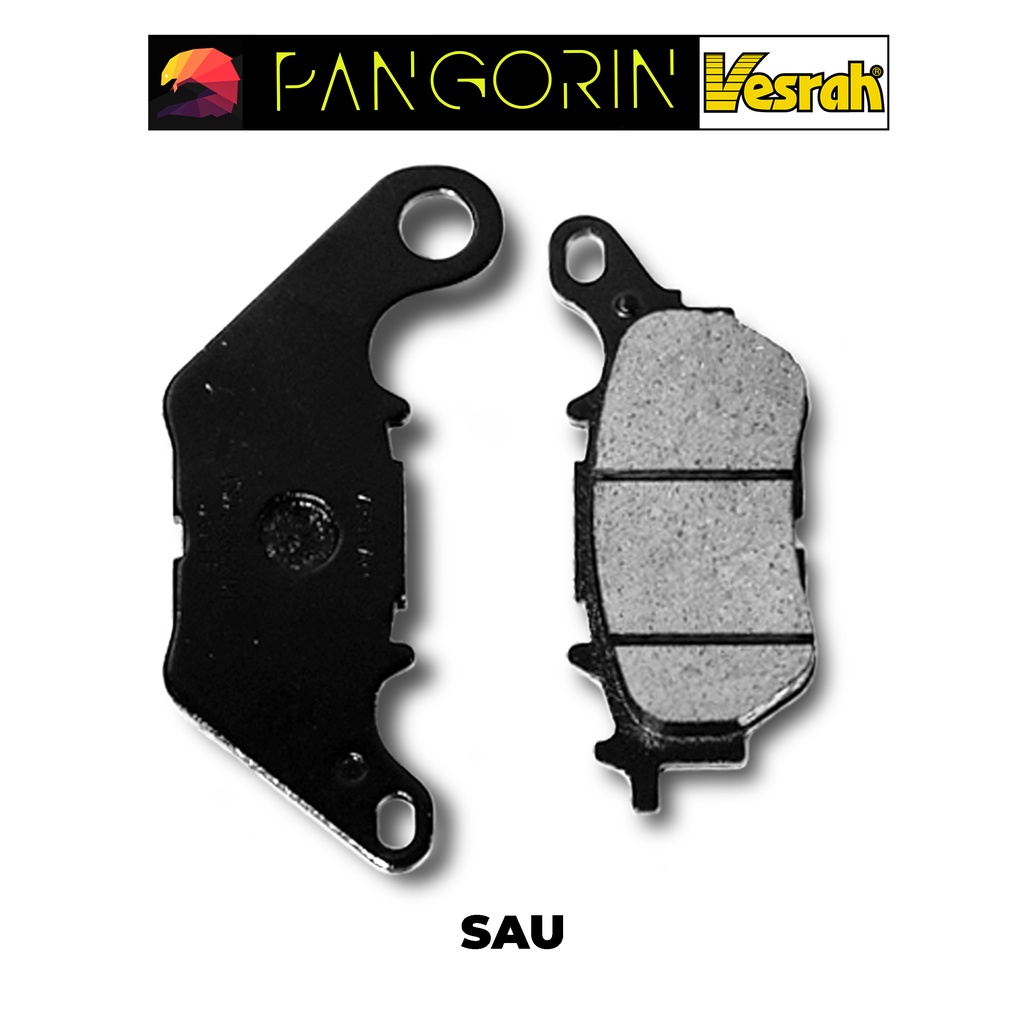 Vesrah - Bố thắng Má Phanh cho xe phân khối lớn mô tô Yamaha R3 bán kim loại Resin