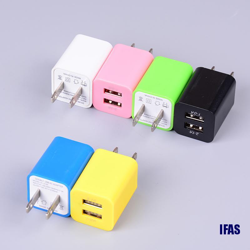 Củ sạc 2 cổng usb cho điện thoại thông minh