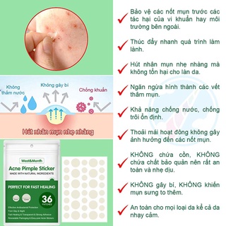 Miếng Dán Hỗ Trợ Giảm Mụn Clear Spot Patch 36 Miếng