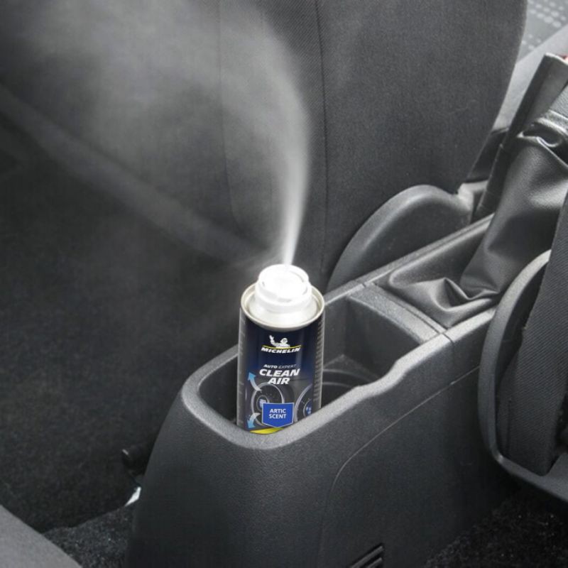 (giá tốt) Làm sạch dàn lạnh ô tô, Khử mùi, Diệt khuẩn Michelin Clean Air 150 ml