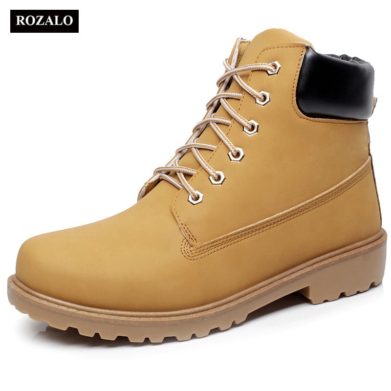 xiêu giảm giá ⚡ [XẢ KHO] Giày boot nam cổ cao chống thấm Rozalo RM6604 [ĐEP CHUẨN ] 🔥 ✔️ : rẻ vô địch '