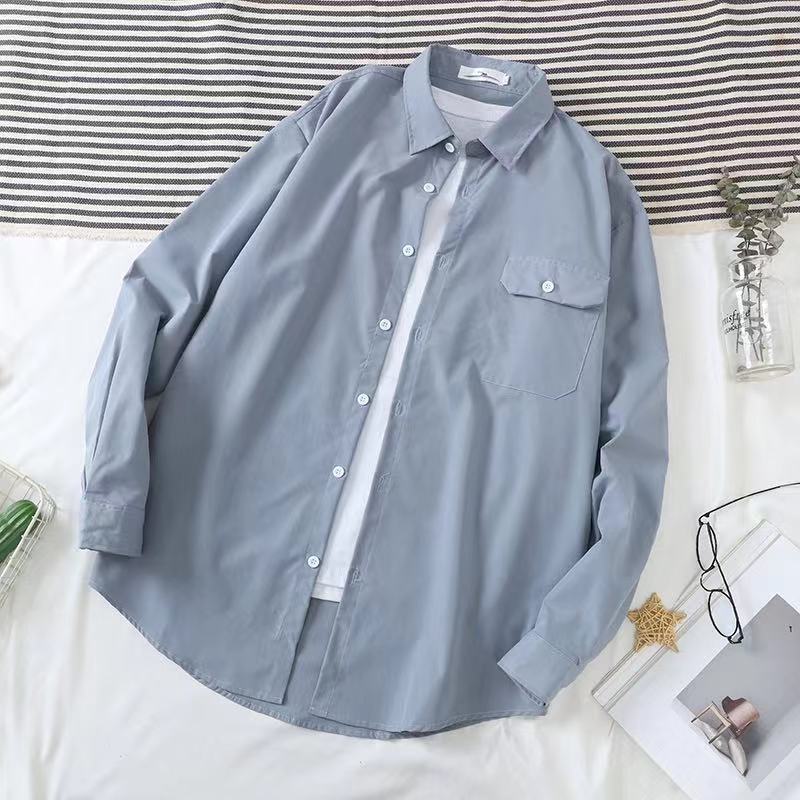 Áo Sơ Mi Ca Rô Dài Tay Dáng Rộng Cá Tính Theo Phong Cách Hàn Quốc / Size S-3Xl | BigBuy360 - bigbuy360.vn