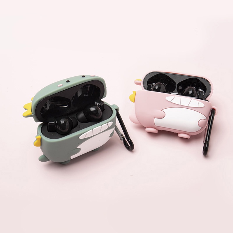 Vỏ bảo vệ hộp sạc tai nghe OPPO Enco X mềm họa tiết hoạt hình dễ thương
