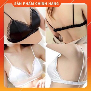 SIÊU HOT - ÁO BRA SATIN VIỀN REN SIÊU ĐẸP