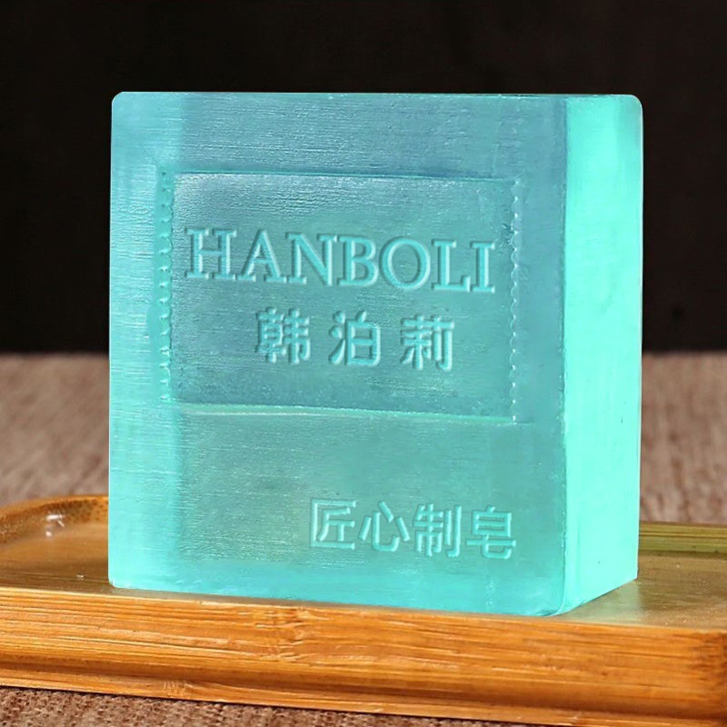 Xà Phòng Nước Hoa Hanboli Kiểm Soát Dầu Handmade Loại Bỏ Mạt / Mụn Đầu Đen Cho Nam
