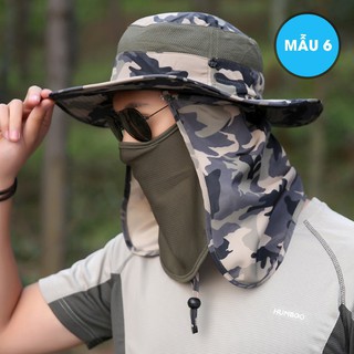 Mũ Nón Tai Bèo Chống Nắng Nam, Mũ Nón Đi Câu Cá, Cắm Trại Cho Nam – Chống tia UV – Bảo Vệ Da Đầu