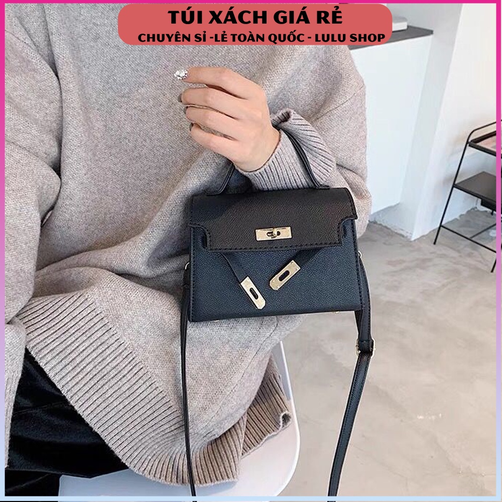 Túi Her Mẹt Da Lì Hàng Cao Cấp, Vừa Đeo Vai Vừa Có Thể Cầm Tay Size 20