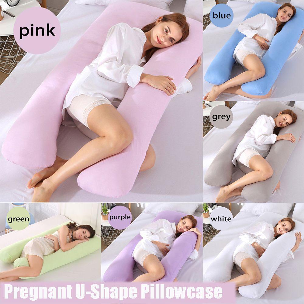 SUYO Vỏ Gối Chữ U Chất Liệu Cotton Dành Cho Mẹ Bầu