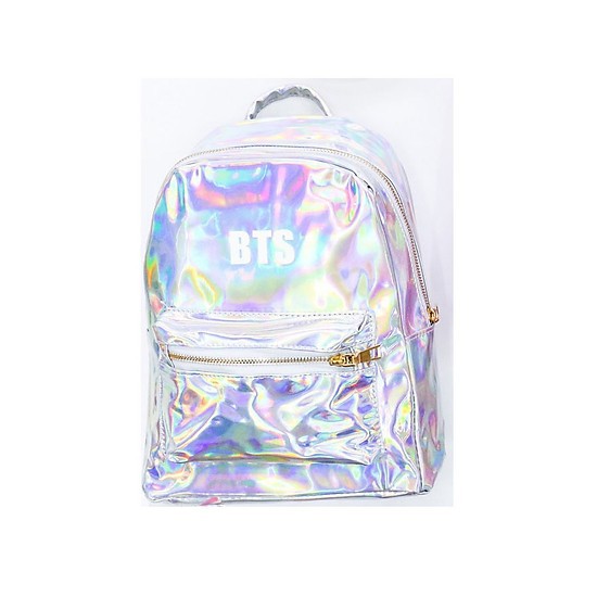 Balo hologram BTS cặp sách thời trang TẶNG kèm iring BTS Chonmua365