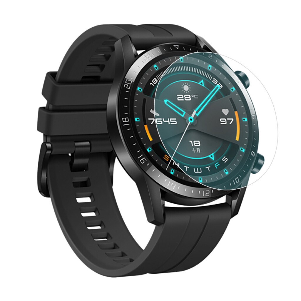 Set 3 Miếng Dán Màn Hình Chống Cháy Nổ Cho Đồng Hồ Huawei Watch Gt 2 42mm 46mm