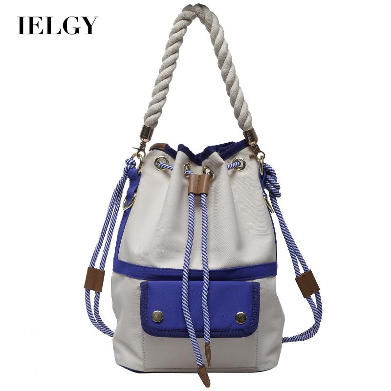 Túi Đeo Vai Màu Sắc Tương Phản Cỡ Lớn Thời Trang Cho Nữ