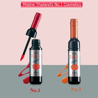[CHÍNH HÃNG MISTINE] Son Tint Thái Lan Bám Màu Lâu Trôi Mistine Burgundy wine 5g