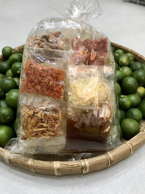 COMBO 20 BỊCH BÁNH TRÁNG TRỘN KHÔ BÒ NGỌC THUỶ