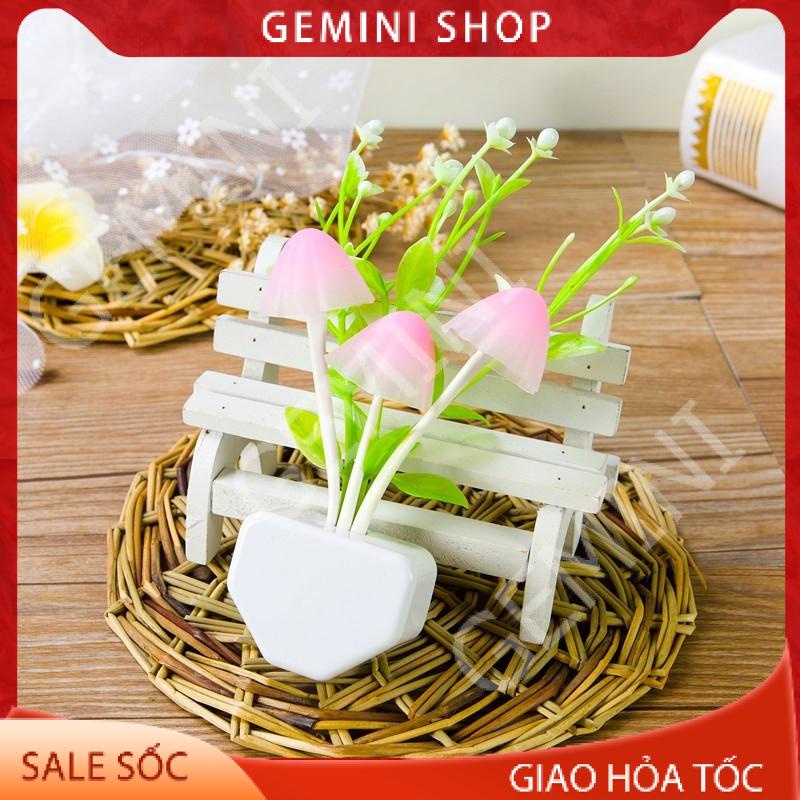 Đèn ngủ cảm ứng tự động tắt mở đổi màu Lamp-154 GEMINI SHOP