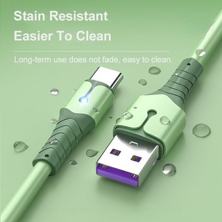 ⚡Dây Cáp Sạc Nhanh Đèn LED 1.5M 5A 5Liquid Silicone