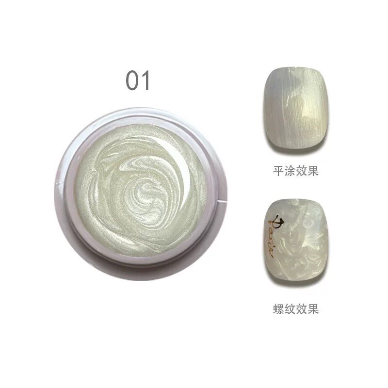 Gel nhũ vẽ viền nail Huaxi , gel nhũ siêu sáng