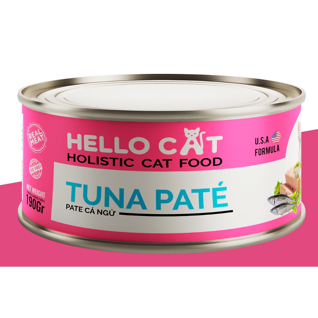 Hạt cho mèo Hello Cat vị Cá Ngừ, Hạt cho mèo từ 3 tháng tuổi trở lên Túi 1.2kg