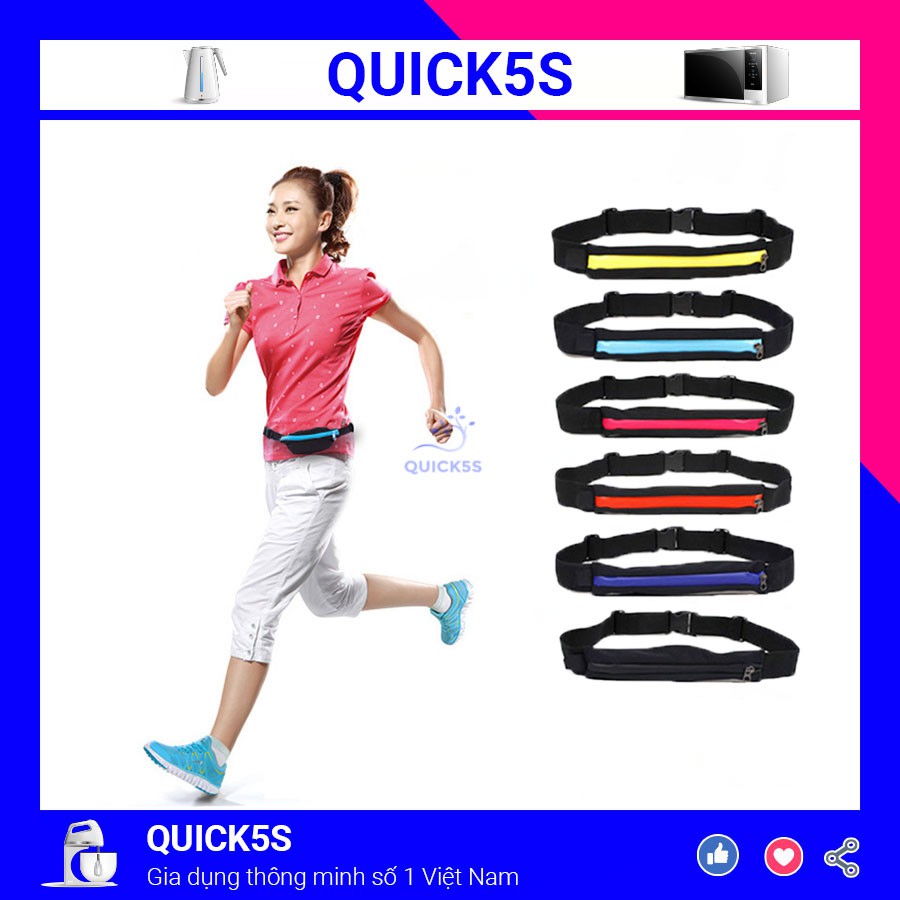 Túi đeo chạy bộ chống nước, túi chạy bộ đeo hông đa năng, đai chạy bộ đựng điện thoại D1K QUICK5S