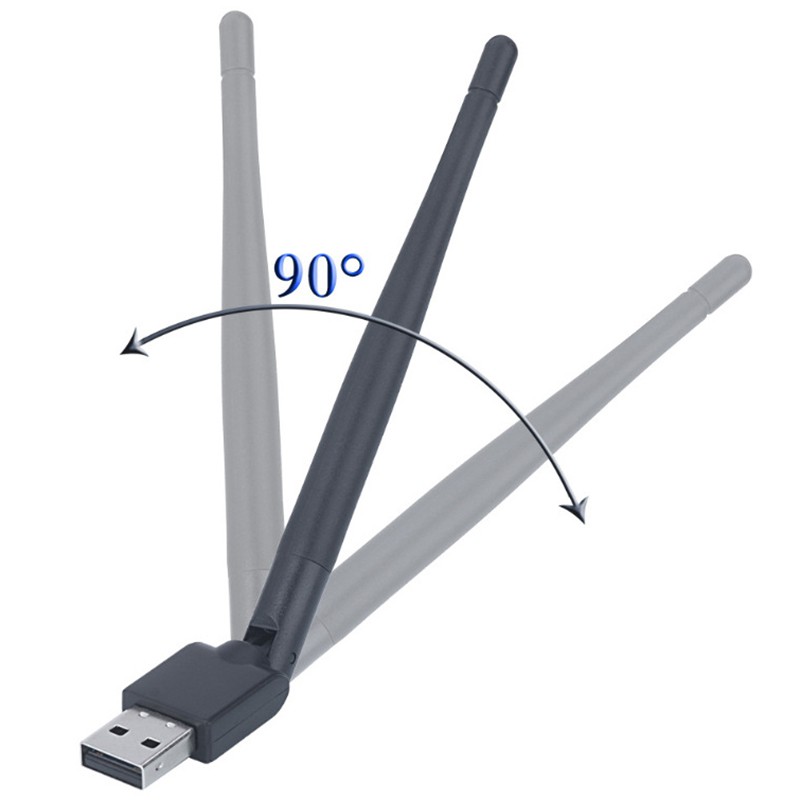 Ăng Ten Bắt Sóng Wifi Mt-7601 Cổng Usb Chất Lượng Cao