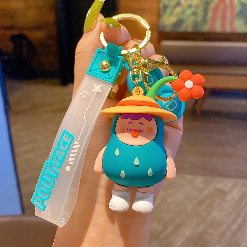 Móc Khóa Hình Hoạt Hình Sáng Tạo Dễ Thương